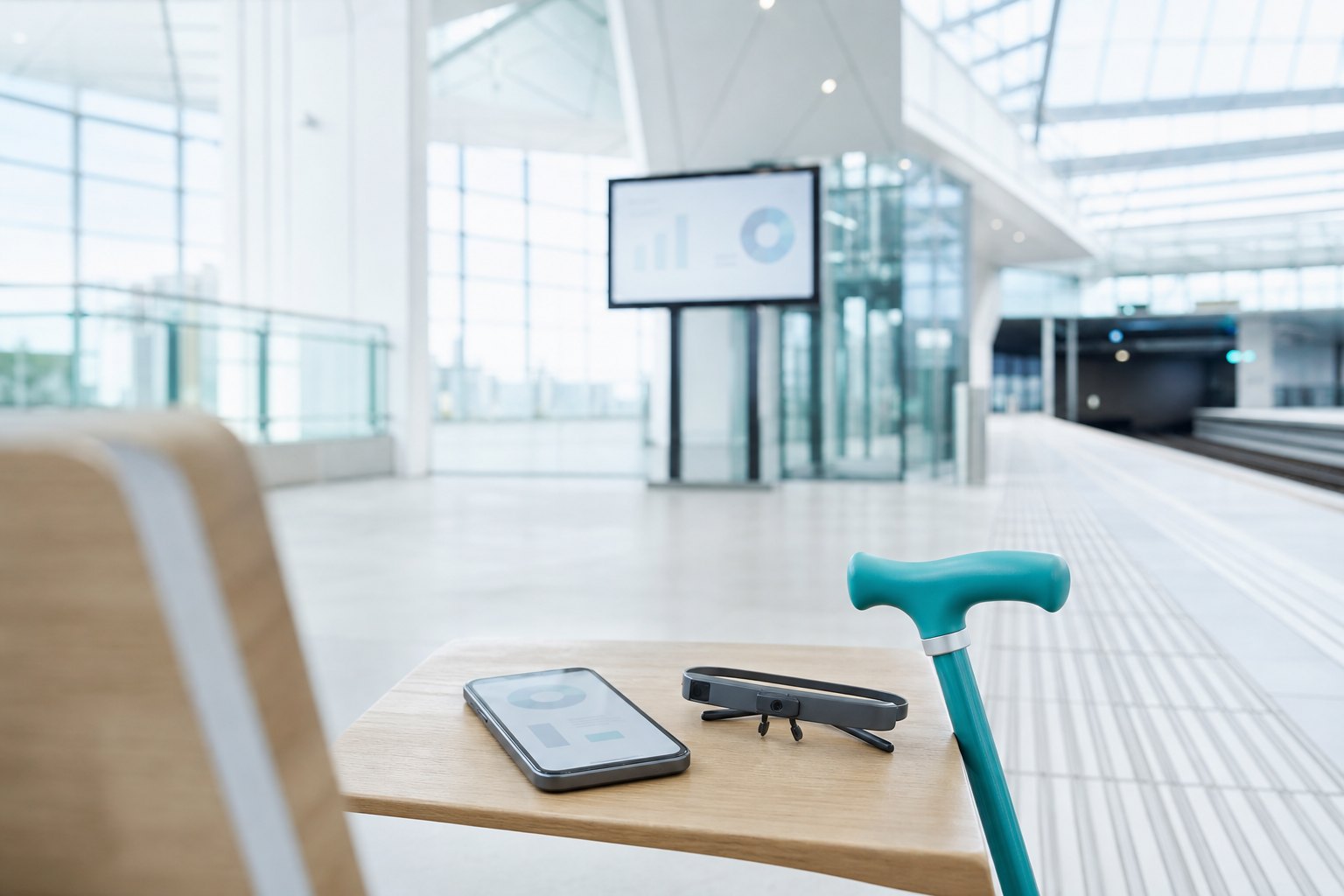 Object recognition on the smartphone for accessible public transport
